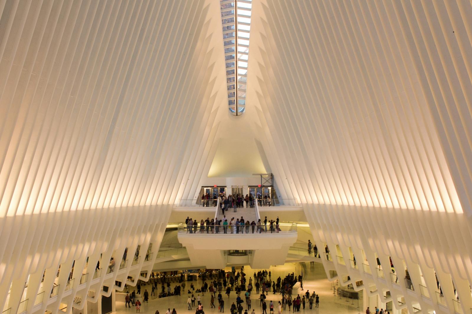Vue intérieure du 9/11 Memorial & Musée