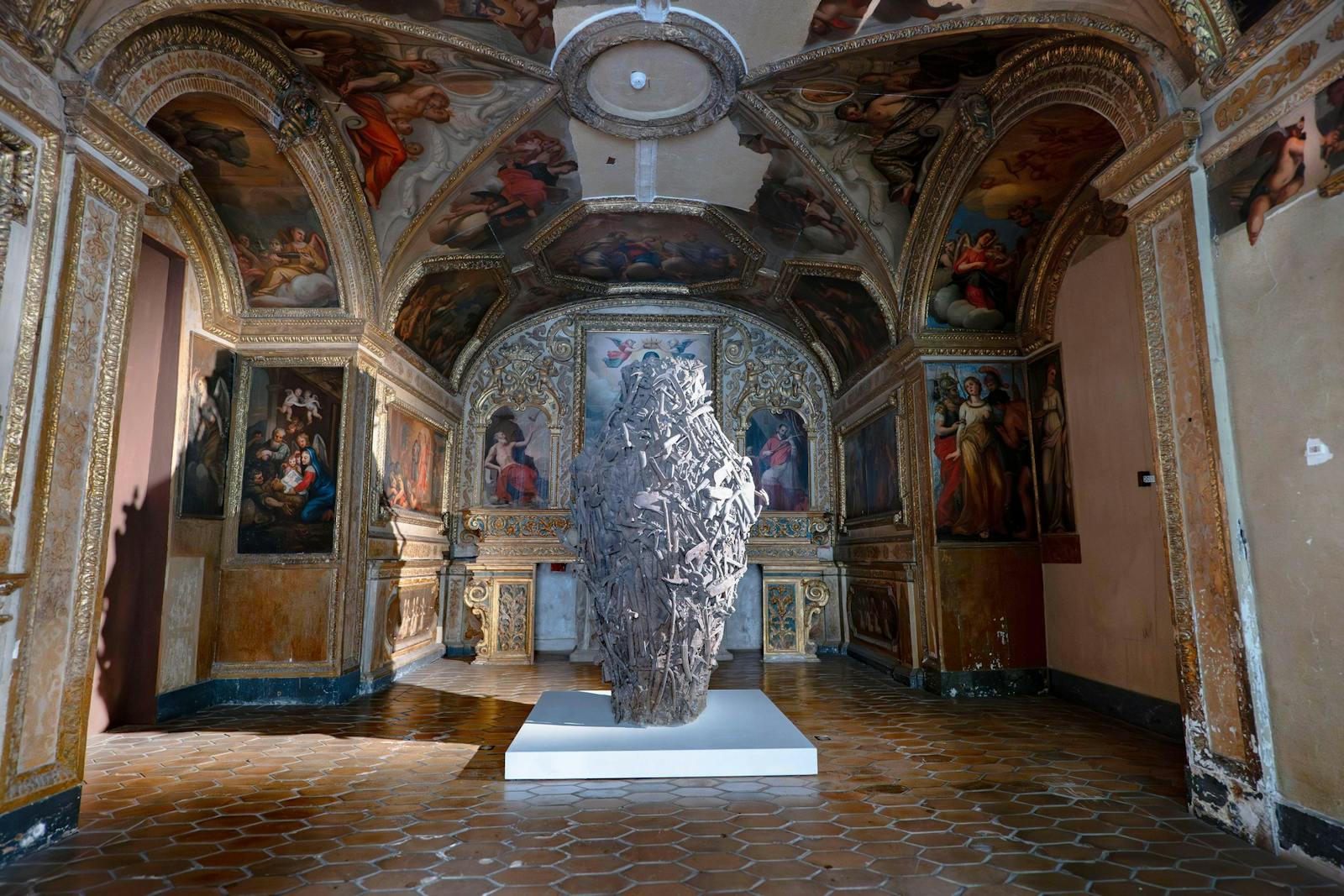 Vista interna della sala del Castel Nuovo