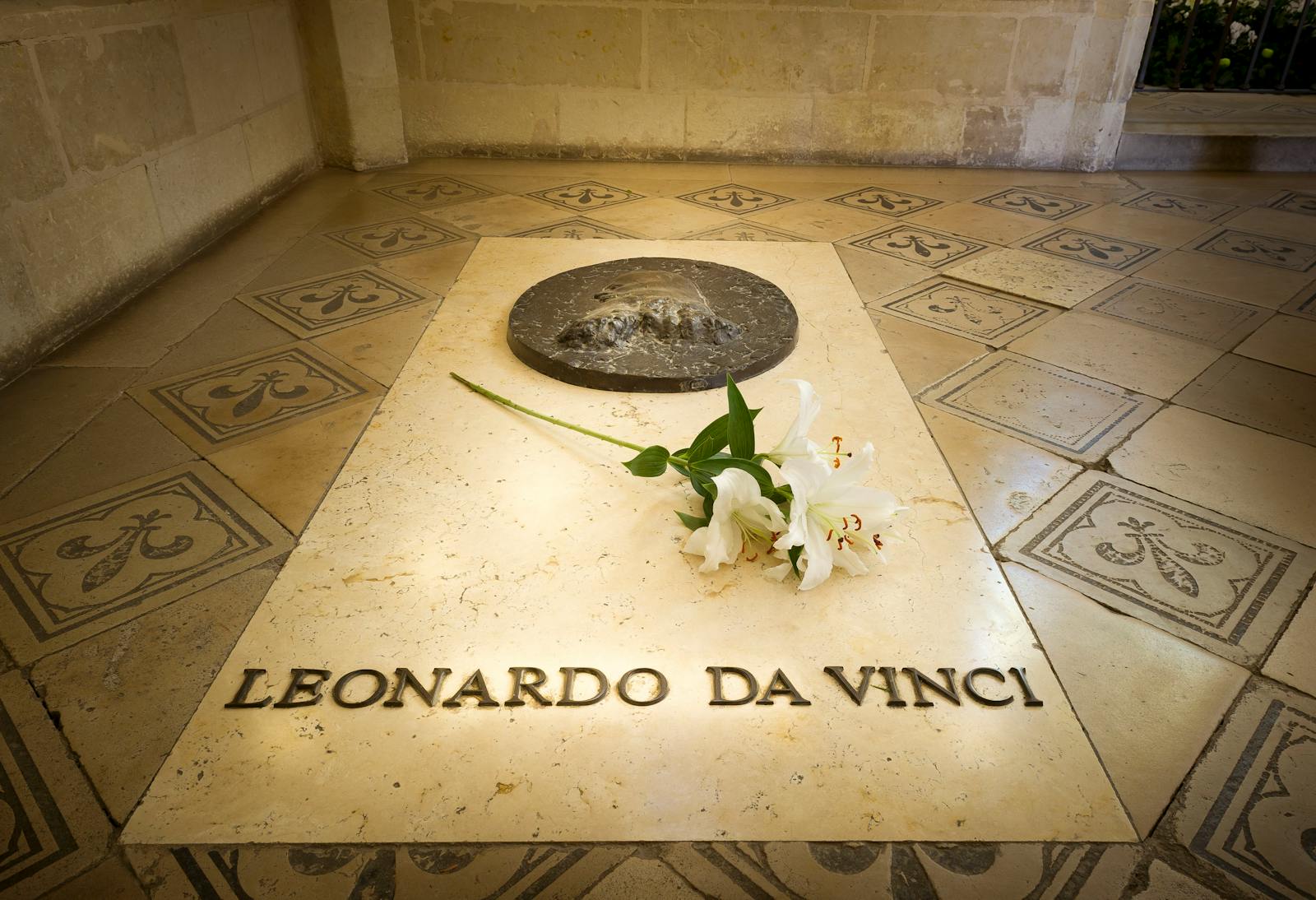 Tomb of Leonardo da Vinci at the Royal Château d’Amboise