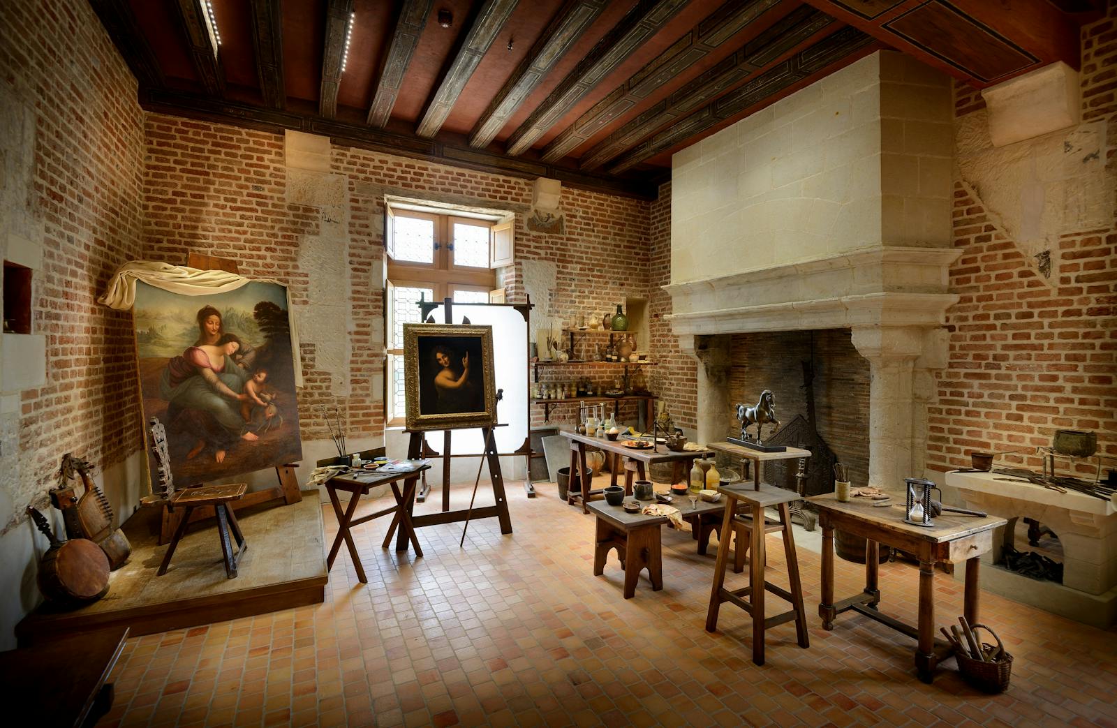Atelierul lui Leonardo da Vinci la Castelul Regal din Amboise