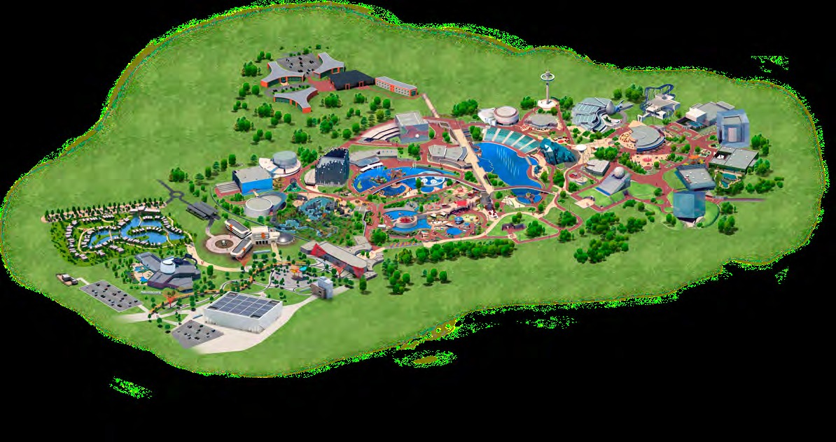 Plan du Resort Futuroscope Xperiences en 2026