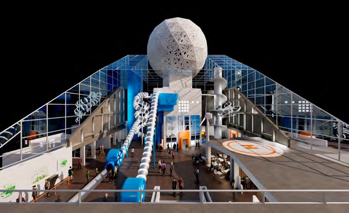 Pulse L'Odyssée électrique et maquette interactive au Futuroscope
