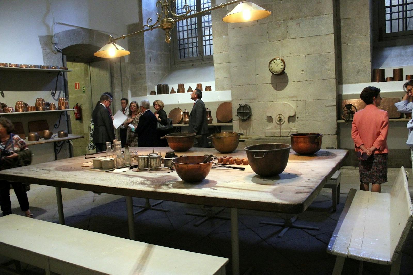 Cuisine historique du Palais Royal de Madrid