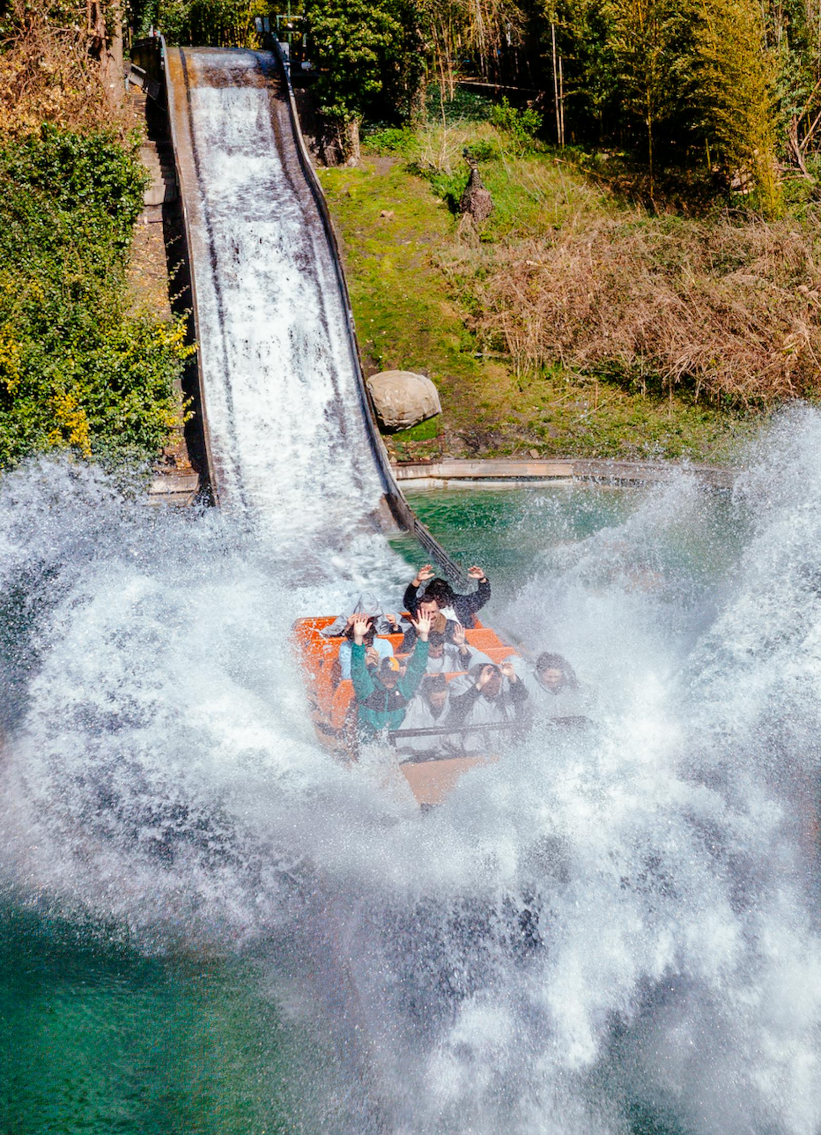 Upea veneen syöksy Parc Astérixissä