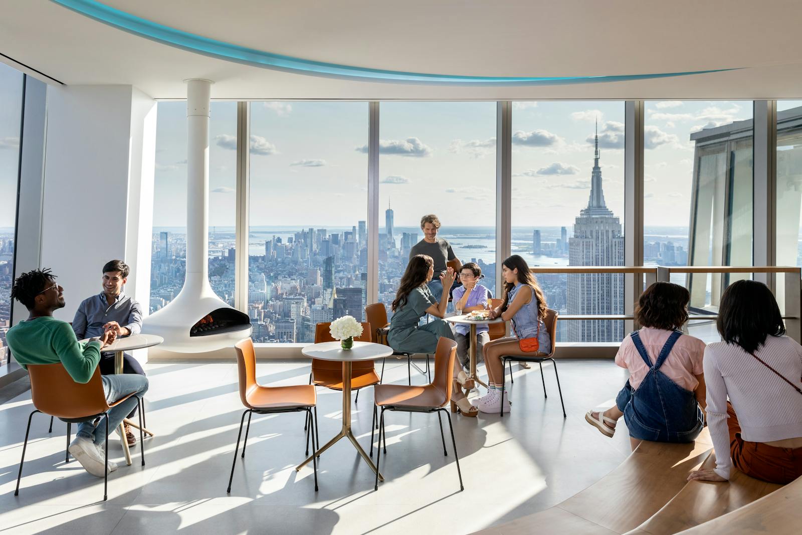 Panoramablick vom SUMMIT One Vanderbilt auf Manhattan